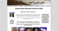 Desktop Screenshot of martinswoodcrafts.co.uk